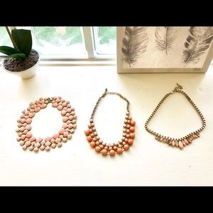 Bundle of necklaces, 3 for 12 or 5 each